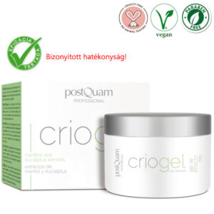 PostQuam Professional BODY Criogel Hipotermiás bőrfeszesítő, visszér és narancsbőr-elleni hűtő hatású testkezelő gél 200 ml