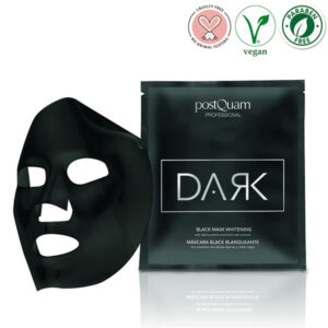 PostQuam Professional DARK Detox Black Whitening öregségi korfolt-elleni fekete tölgy fátyolmaszk 20 ml