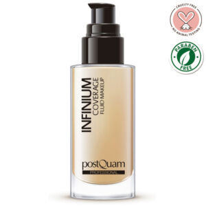 PostQuam Professional INFINIUM Coverage bőrtökéletesítő Fluid alapozó 30 ml - Sand