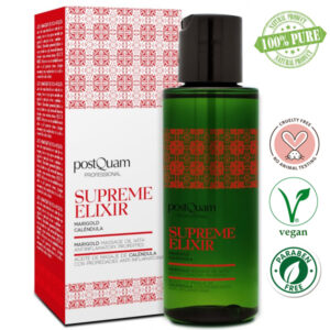 PostQuam Professional MASSAGE Supreme Elixir Körömvirág gyulladáscsökkentő masszázsolaj Elixír 100 ml