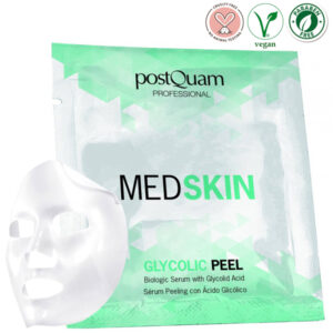PostQuam Professional MED SKIN Glycolic Peel Biologic Glikolsavas AHA peeling szérumos fátyolmaszk