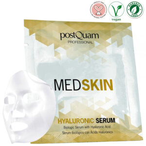 PostQuam Professional MED SKIN Hyaluronic Biologic hialuronsavas intenzív ránctalanító szérumos fátyolmaszk