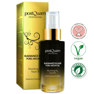 PostQuam Professional Radiance Elixír Argán intenzív, tápláló "száraz olaj" arcra 30 ml