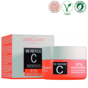 PostQuam Professional RE-NERGIE C C-vitaminos tápláló, bőrfiatalító éjszakai arckrém 50 ml