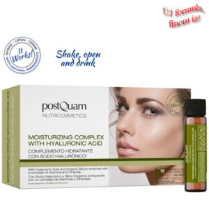 PostQuam Professional hidratáló Hialuronsav vitamin komplexum étrend-kiegészítő ital 10x25 ml