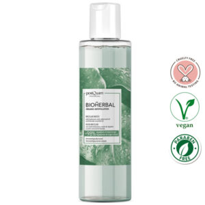 PostQuam Professional BIOHERBAL Hialuronsavas arctisztító és sminkeltávolító micellás víz 200 ml
