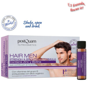 PostQuam Professional Férfi hajerősítő vitamin komplexum étrend-kiegészítő ital 10x25 ml