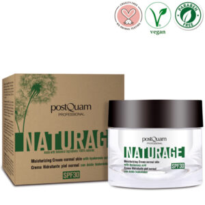 PostQuam Professional NATURAGE 100% organikus hialuronsavas hidratáló arckrém SPF 30 50 ml - normál bőrre