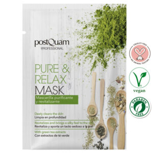 PostQuam Professional PURE & RELAX méregtelenítő, mélytisztító regeneráló arcmaszk 10 ml