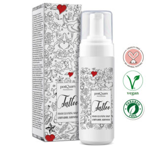PostQuam Professional TATTOO Kendermagolajos Prémium tisztítóhab tetovált bőrre 150 ml